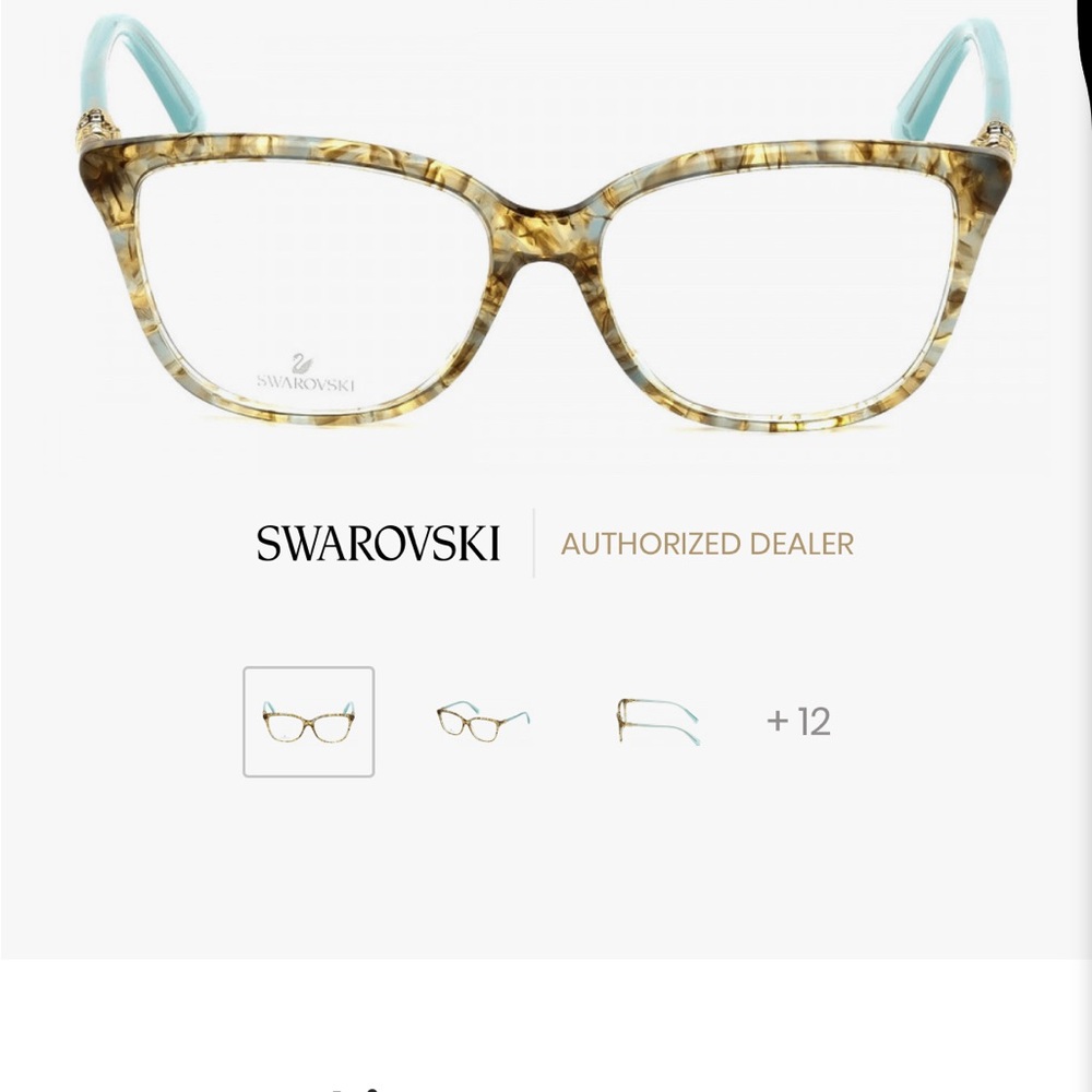 Swarovski eye  glasses